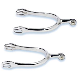 1172 Dynamic Dressage Spurs with toothed rowel
